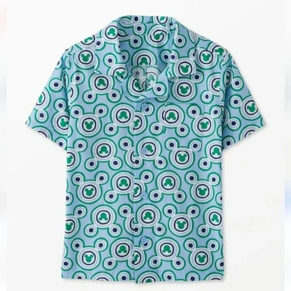 Hanna Andersson Disney Mickey Mouse Button Up Shirt - Picture 1 of 4
